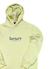 HENRY CLOTHING - Ανδρικό φούτερ με κουκούλα Henry Originals - Lime 3-803
