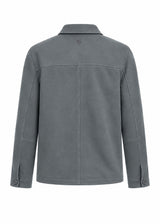 VITTORIO - Ανδρικό μακρυμάνικο πουκάμισο overshirt - Γκρι 300-2627-FRANCESCO