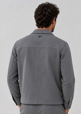 VITTORIO - Ανδρικό μακρυμάνικο πουκάμισο overshirt - Γκρι 300-2627-FRANCESCO