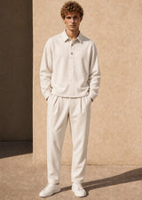 VITTORIO - Ανδρικό πουκάμισο overshirt  - Εκρού 300-2627-LUCIANO 