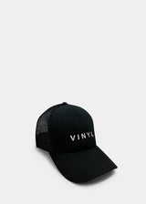 Καπέλο μαύρο με κέντημα - Vinyl Art Clothing -  33552-01 - crafted logo baseball hat μαύρο