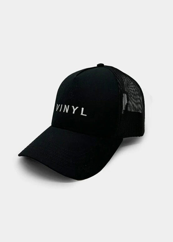 Καπέλο μαύρο με κέντημα - Vinyl Art Clothing -  33552-01 - crafted logo baseball hat μαύρο