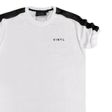 Vinyl art clothing - 34110-02 - t-shirt with logo tape - white