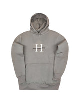 Ανδρικό φούτερ με κουκούλα Henry Clothing-3-502-Henry logo hoodie dark beige