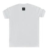 Vinyl art clothing - 35434-02-W - t-shirt with logo tape - white