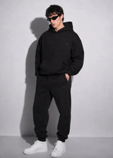 VINYL ART CLOTHING - Ανδρικό φούτερ με κουκούλα Modern basic hoodie - Μαύρο 35820-01