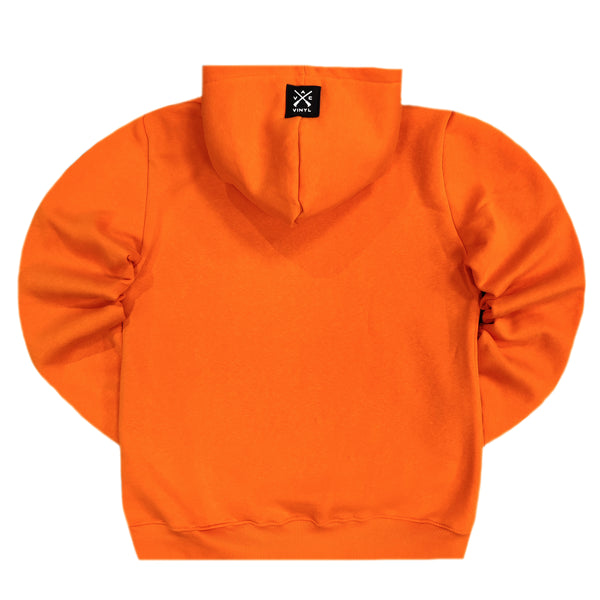 Vinyl art clothing - 36740-27 - graphic popover hoodie - orange
