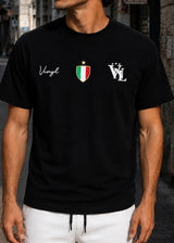 VINYL ART CLOTHING Ανδρική κοντομάνικη μπλούζα μαύρη City Boost 38469-01