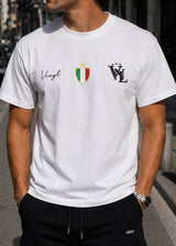 VINYL ART CLOTHING Ανδρική κοντομάνικη μπλούζα λευκή City Boost 38469-02