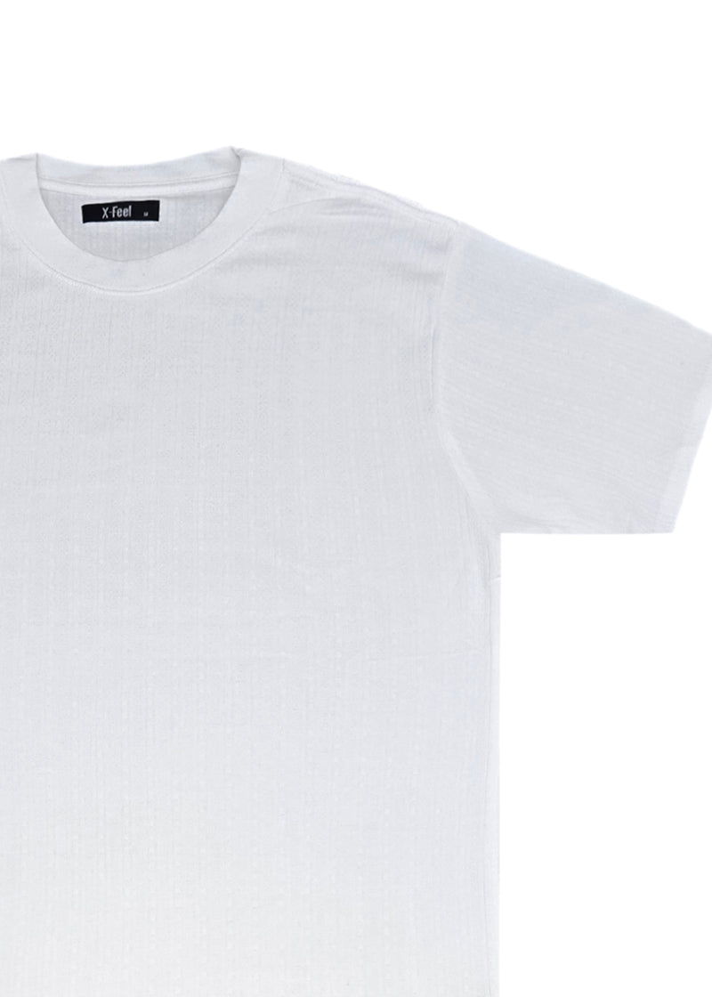 Κοντομάνικη μπλούζα GUF - 3C518 - slim fit gallicism t-shirt λευκό