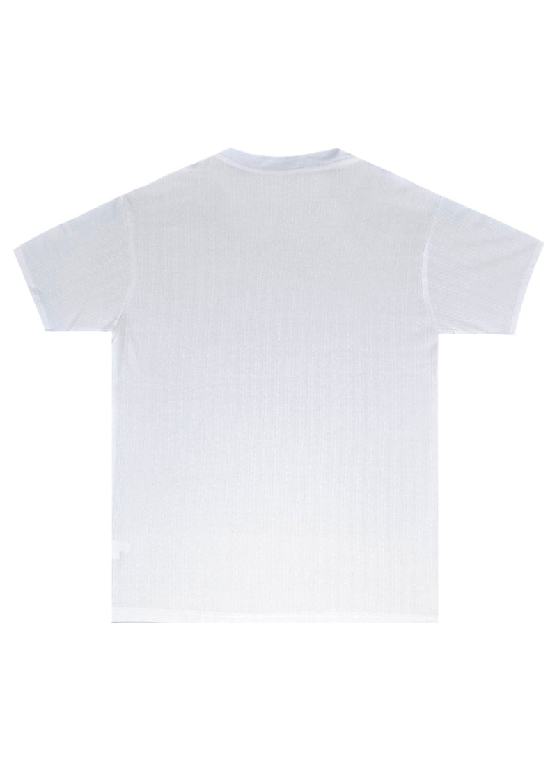 Κοντομάνικη μπλούζα GUF - 3C518 - slim fit gallicism t-shirt λευκό