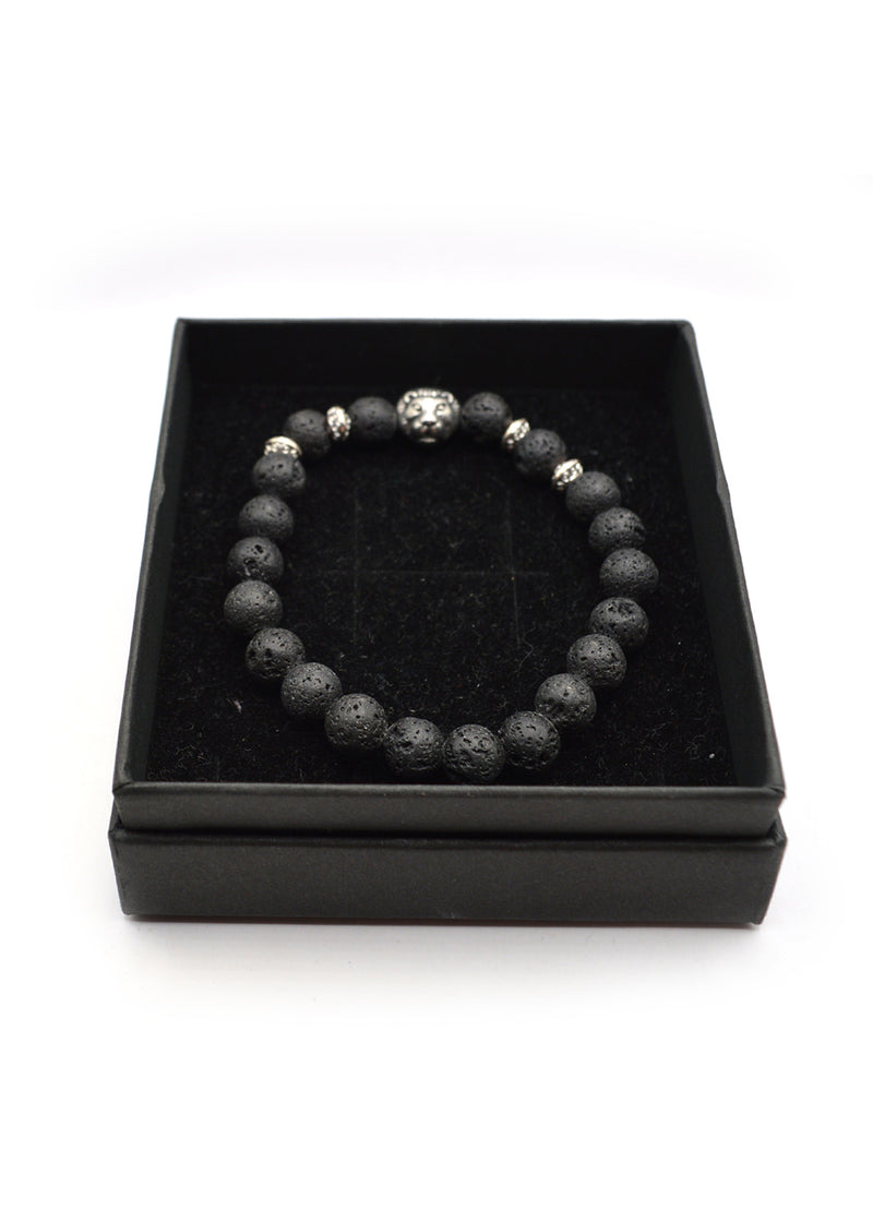 Gang - GNG065 - high quality lion bracelet - black