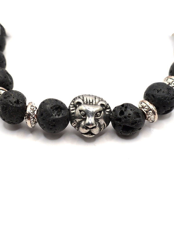 GUF - GNG065 - high quality lion bracelet - black