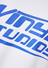 Ανδρικό μακρυμάνικο φούτερ με κουκούλα Vinyl Art Clothing - 43434-02 - studios v beat hoodie cotton oversized λευκό