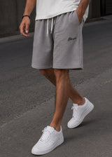 CLOSE SOCIETY - Ανδρική βερμούδα Calligraphy logo White Laces - Γκρι 439WL