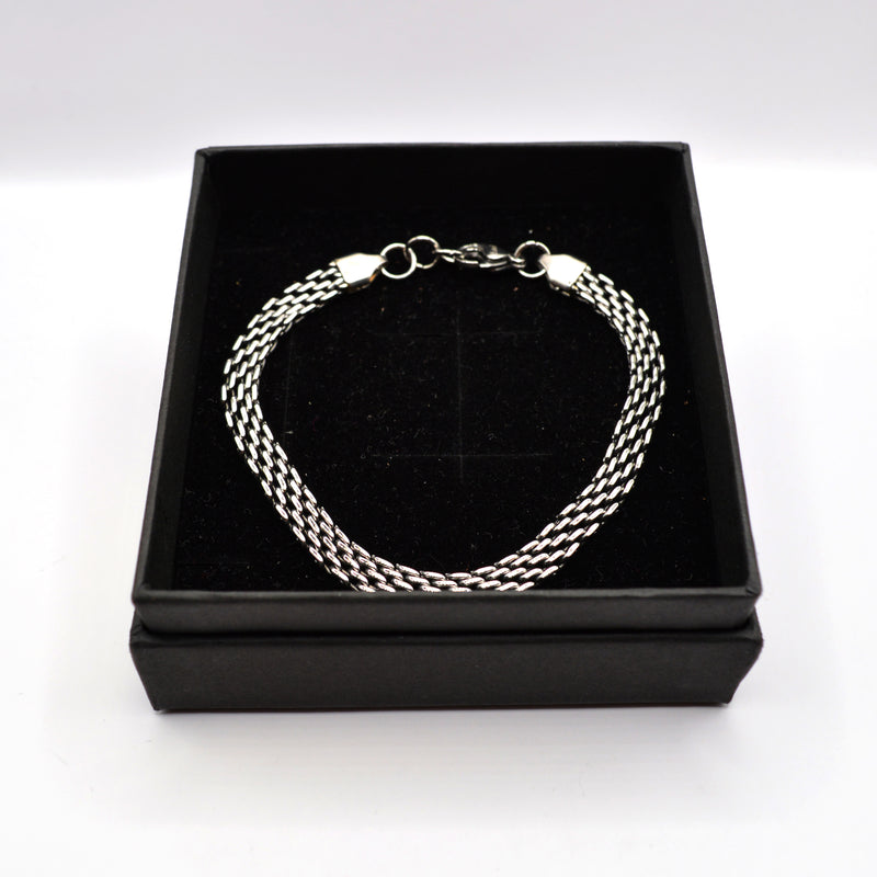 Gang - GNG030 - high quality stainless steel bracelet - silver