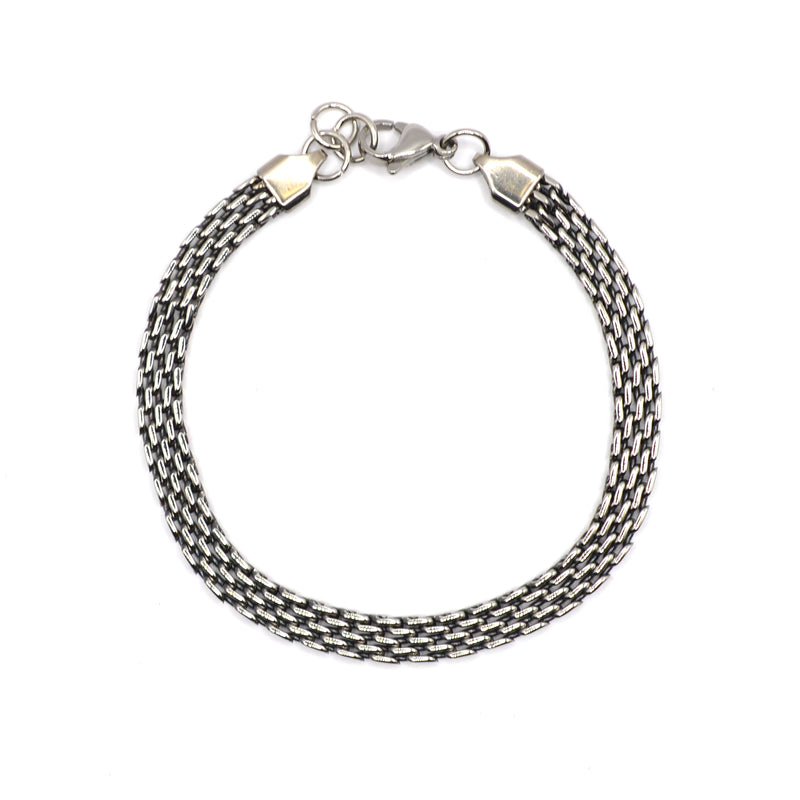 Gang - GNG030 - high quality stainless steel bracelet - silver