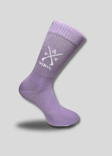 Vinyl art clothing - 02030-05-ONE - logo socks one pair  - lilac