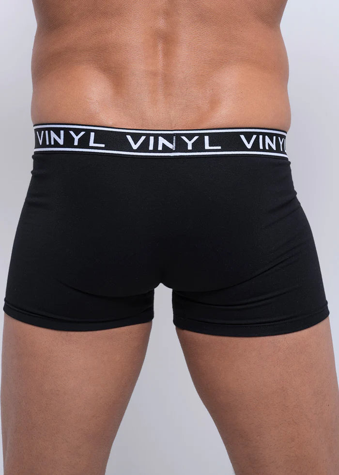Vinyl art clothing - 70310-12 - boxer black white - black