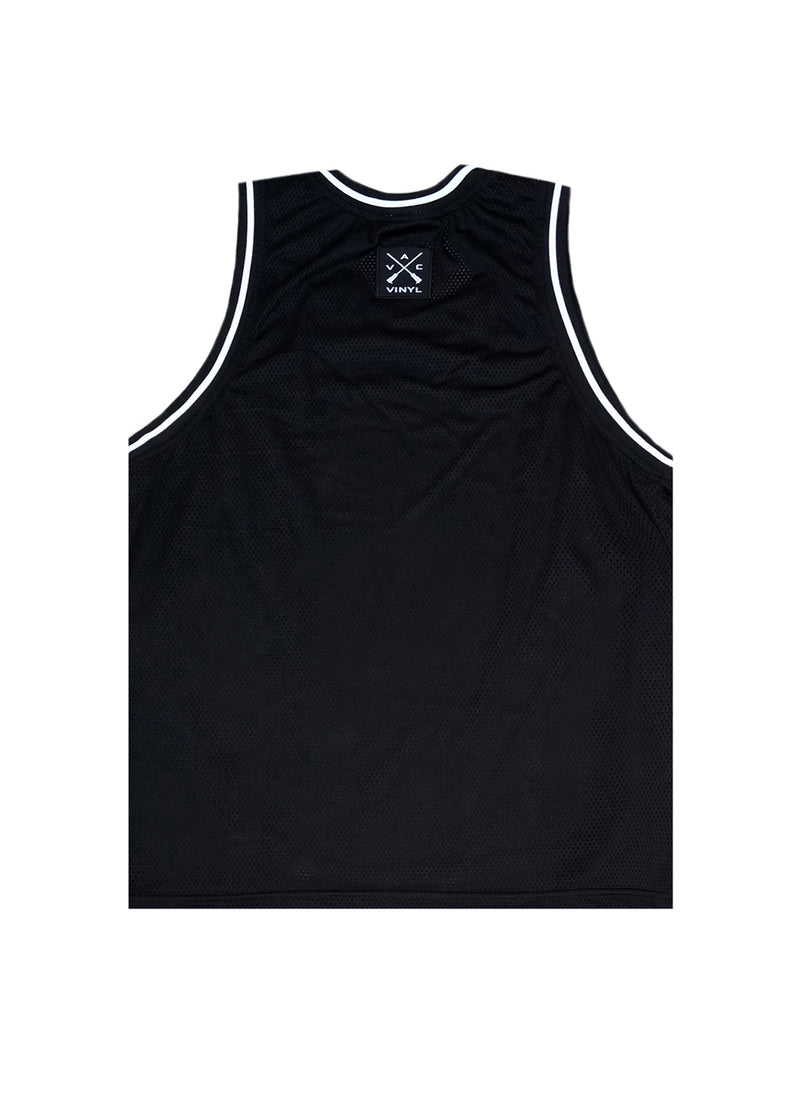 Ανδρική αμάνικη μπλούζα Vinyl Art Clothing - 48950-01- vinyl polyester sleeveless regular fit tee μαύρη