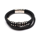 Gang - GNG034 - high quality dermatine bracelet - black