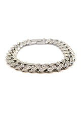 GUF - GUFA4 - high quality gpld steel bracelet with little gems - silver