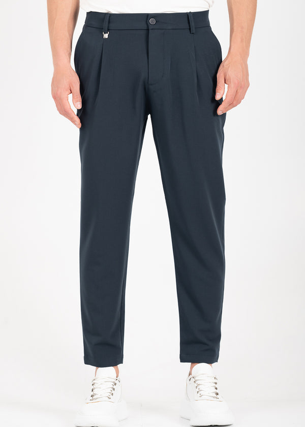 Ανδρικό υφασμάτινο παντελόνι - VITTORIO - 500-25-ARZANO - fabric pants regular fit μπλε