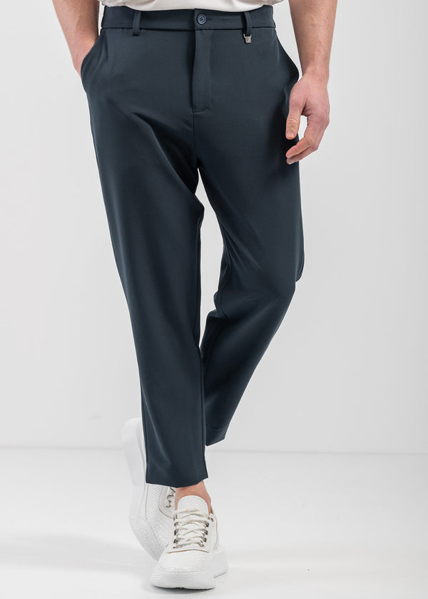 Ανδρικό υφασμάτινο παντελόνι - VITTORIO - 500-25-MAJORCA - fabric pants loose fit μπλε
