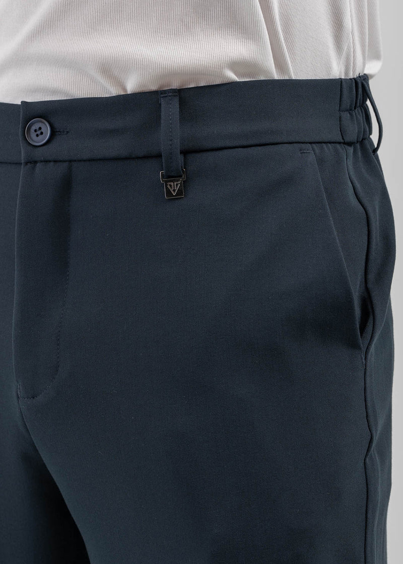 Ανδρικό υφασμάτινο παντελόνι - VITTORIO - 500-25-MAJORCA - fabric pants loose fit μπλε