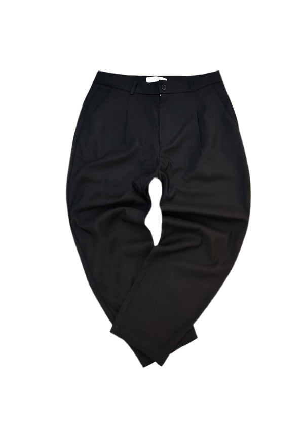 Ανδρικό υφασμάτινο παντελόνι  Vittorio - 500-2526-BAREZZI - fabric japanese pants μαύρο