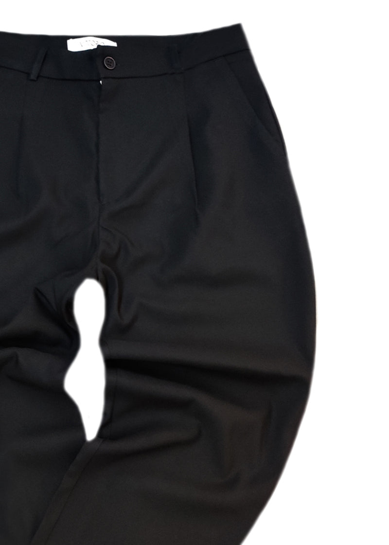 Ανδρικό υφασμάτινο παντελόνι  Vittorio - 500-2526-BAREZZI - fabric japanese pants μαύρο