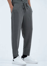 Ανδρικό παντελόνι ριπ Vittorio - 500-2526-JORDAN - ripped pants loose fit ανθρακί