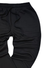 Ανδρικό παντελόνι Vittorio - 500-2526-SENTO-BLACK - formal pants loose fit