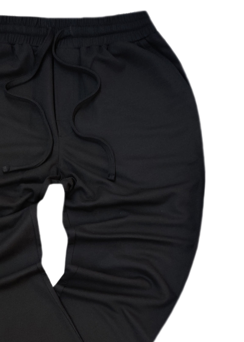 Ανδρικό παντελόνι Vittorio - 500-2526-SENTO-BLACK - formal pants loose fit