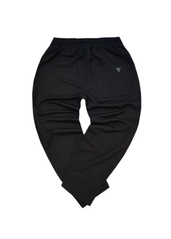 Ανδρικό παντελόνι Vittorio - 500-2526-SENTO-BLACK - formal pants loose fit