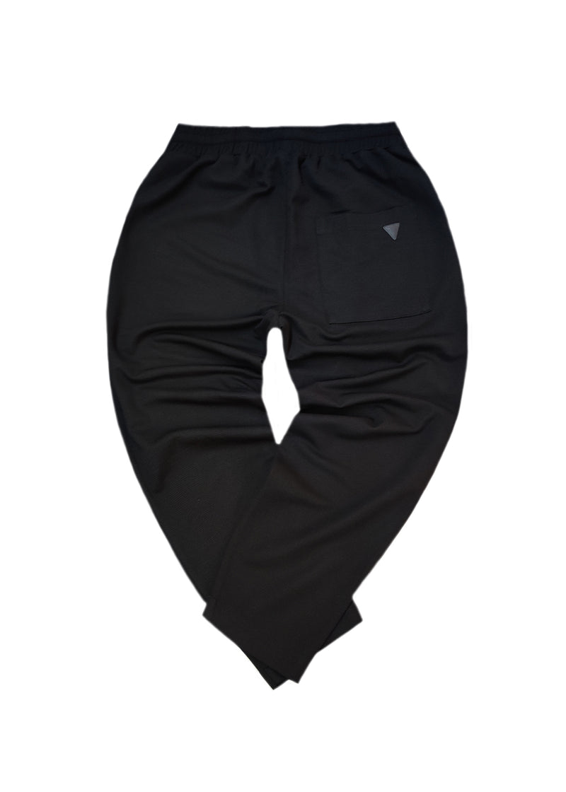 Ανδρικό παντελόνι Vittorio - 500-2526-SENTO-BLACK - formal pants loose fit