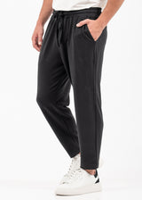 Ανδρικό παντελόνι Vittorio - 500-2526-JORDAN-BLACK - formal pants loose fit