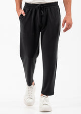 VITTORIO - Ανδρικό παντελόνι Loose fit - Μαύρο 500-2526-JORDAN