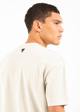 VITTORIO - Ανδρικό T-shirt oversized - Εκρού 200-2526-JORDAN