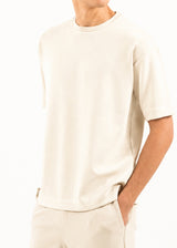 VITTORIO - Ανδρικό T-shirt oversized - Λευκό 200-2526-JORDAN