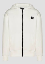 Ανδρική ζακέτα με κουκούλα Vinyl Art Clothing - 52525-02 - off duty zip hoodie oversize fit λευκό
