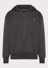 Ανδρική ζακέτα με κουκούλα Vinyl Art Clothing-52525-09-off duty zip hoodie oversize fit γκρι