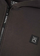 Ανδρική ζακέτα με κουκούλα Vinyl Art Clothing-52525-09-off duty zip hoodie oversize fit γκρι