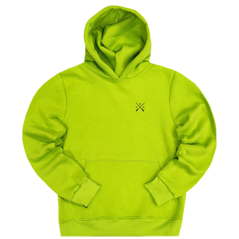 Vinyl art clothing - 54230-20-W - globe popover hoodie - green