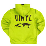 Vinyl art clothing - 54230-20-W - globe popover hoodie - green