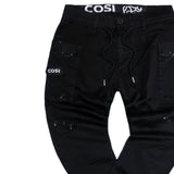 Cosi jeans - 57-fuggo - cargo - black