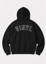 VINYL ART CLOTHING - Ανδρική ζακέτα Graphic zipped hoodie - Μαύρη 57136-01