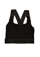 Γυναικείο μπουστάκι Vinyl art clothing - 57412-01 - rip bra top μαύρο