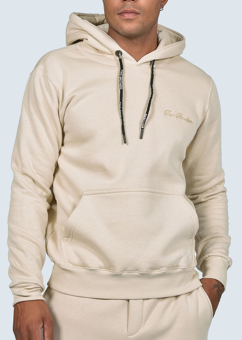 Ανδρικό μακρυμάνικο φούτερ Two Brothers-BF-24580-Beige regular fit