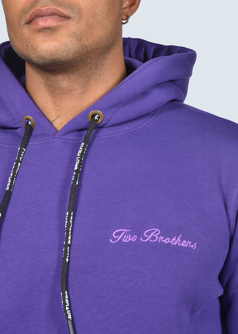 Ανδρικό μακρυμάνικο φούτερ Two Brothers-BF-24580-Purple regular fit